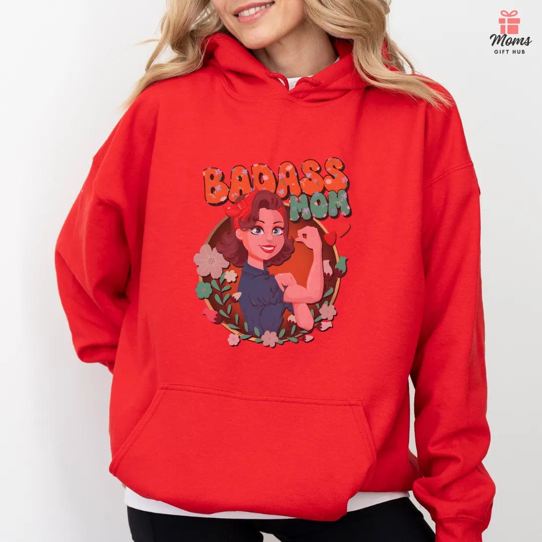 Badass Mom Vintage Vibes Hoodie Hoodie
