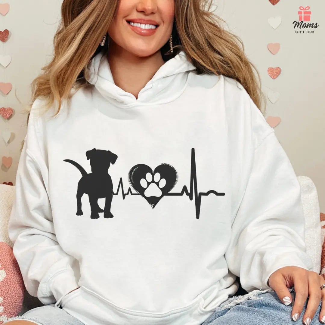 Beagle Love Outline Graphic Hoodie Hoodie