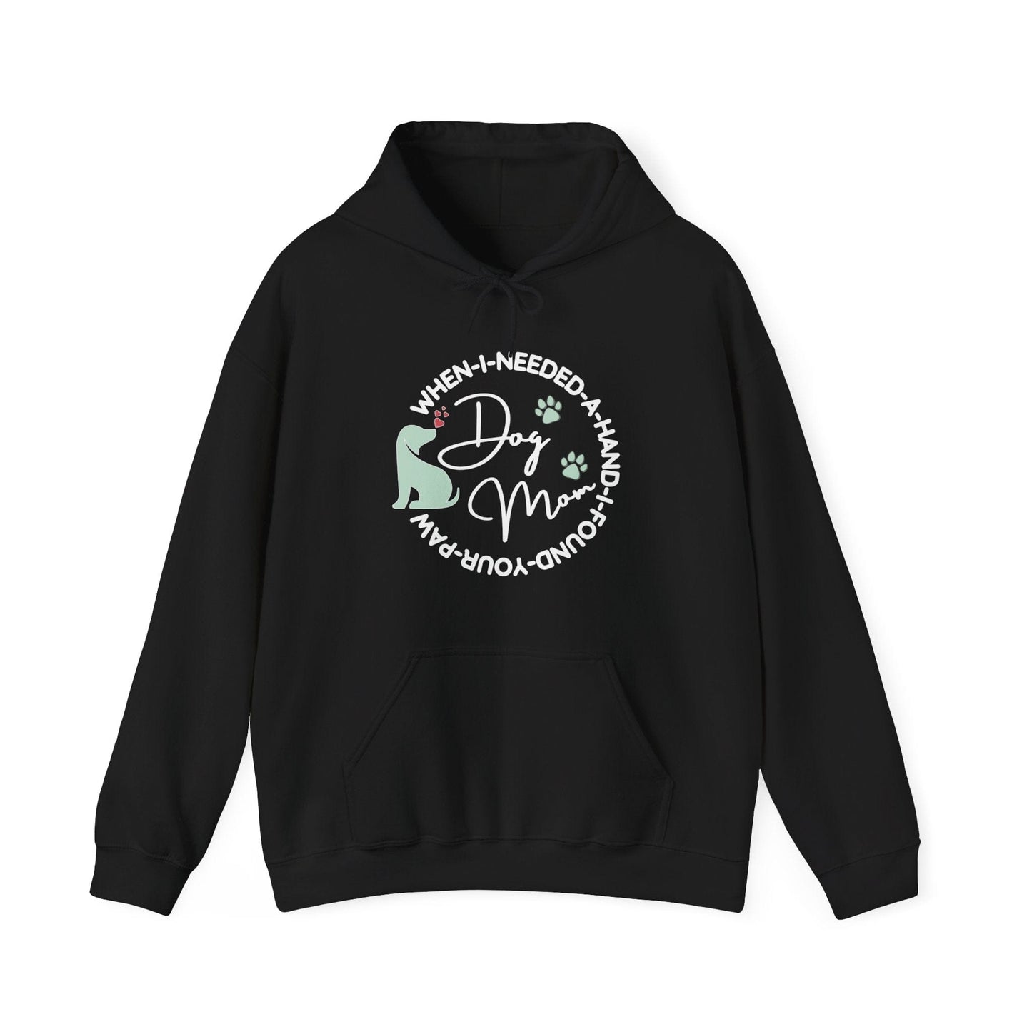 Dog Lover Quote Graphic Hoodie Hoodie Black / S