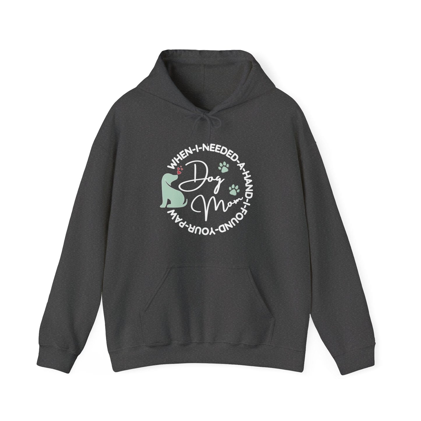 Dog Lover Quote Graphic Hoodie Hoodie Dark Heather / S