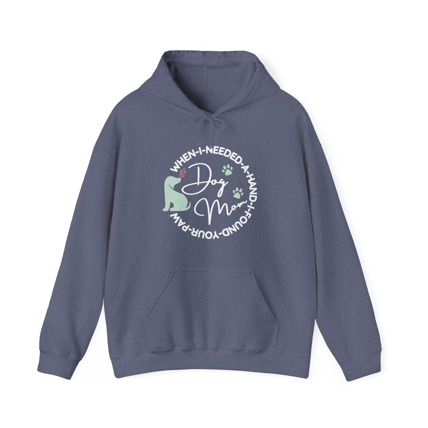 Dog Lover Quote Graphic Hoodie Hoodie Heather Navy / S