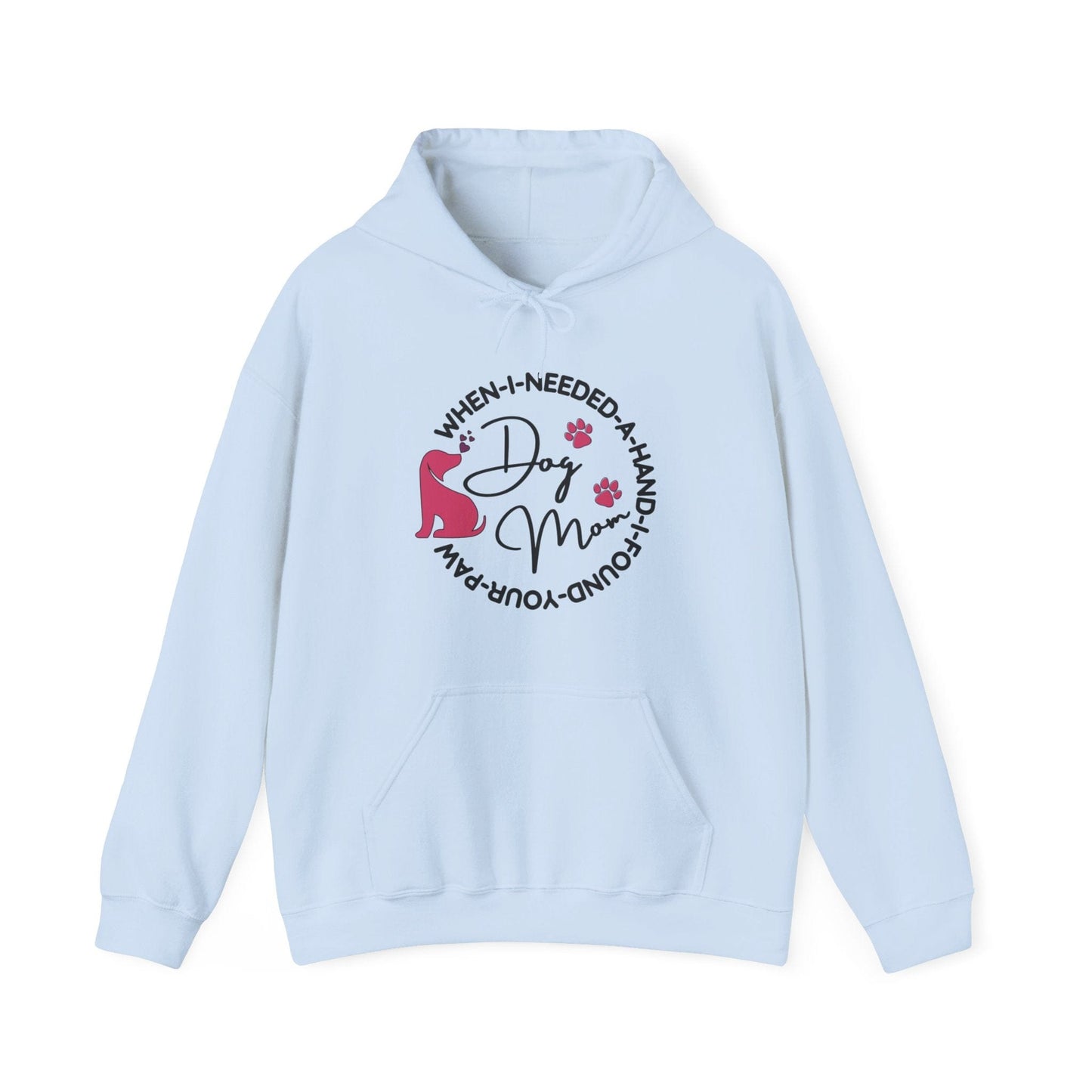 Dog Lover Quote Graphic Hoodie Hoodie Light Blue / S
