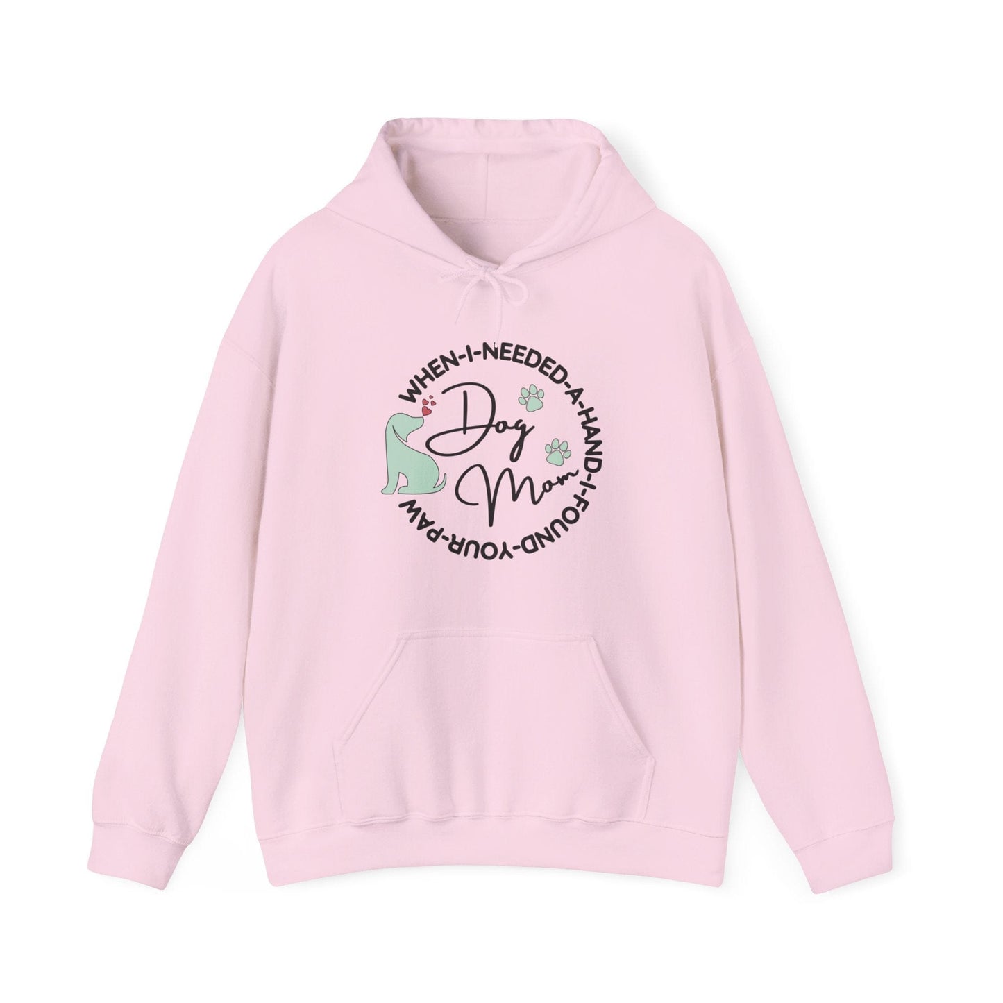 Dog Lover Quote Graphic Hoodie Hoodie Light Pink / S