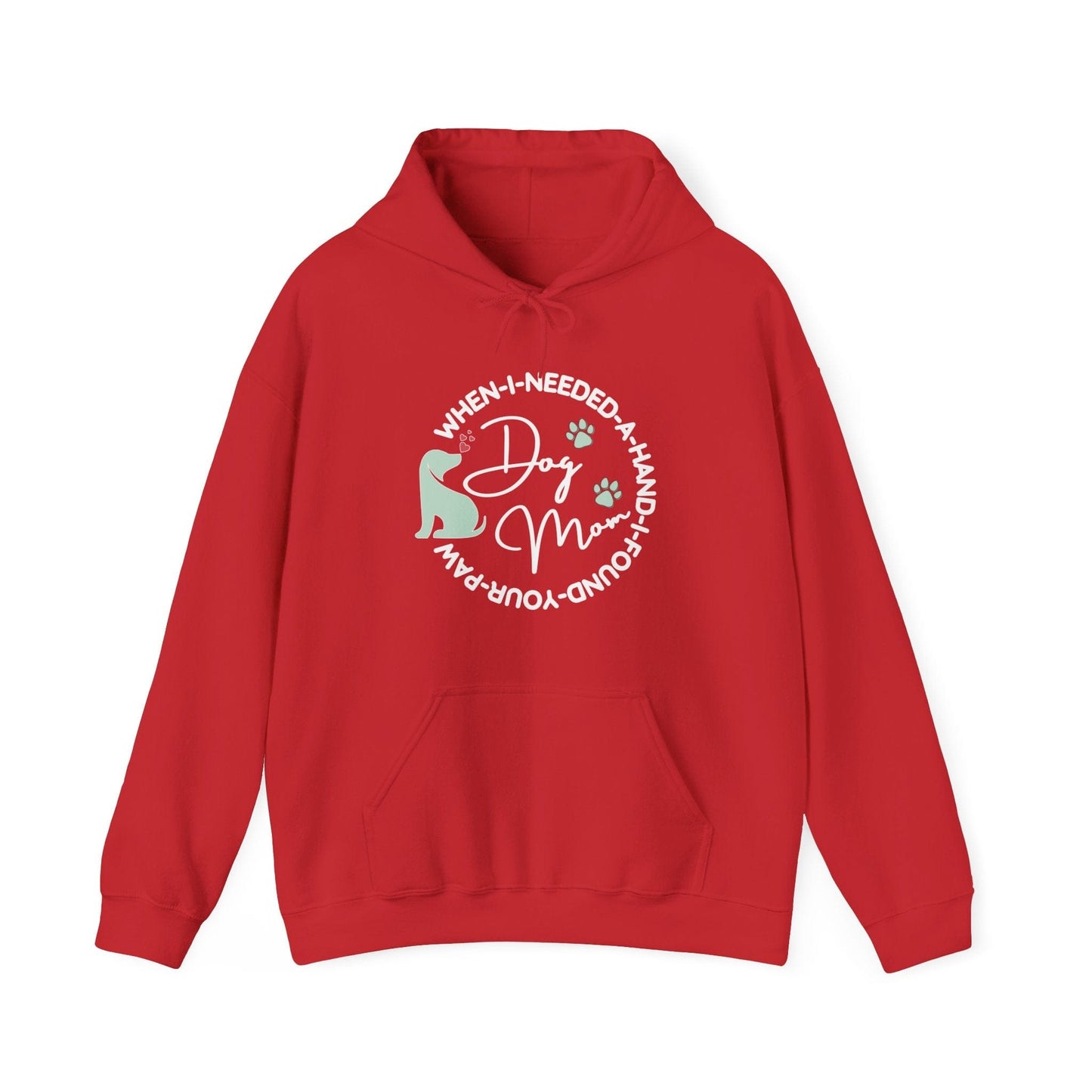 Dog Lover Quote Graphic Hoodie Hoodie Red / S