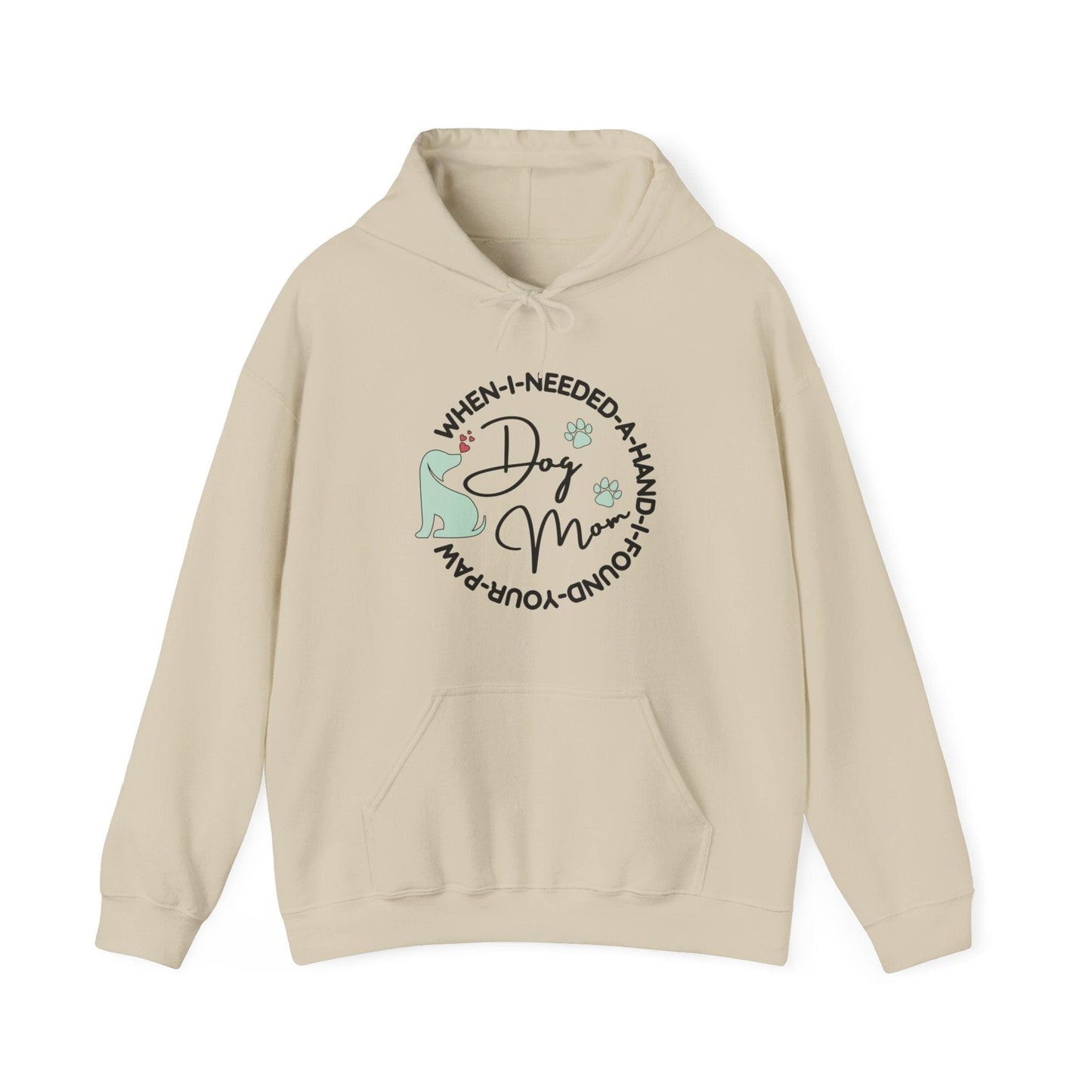 Dog Lover Quote Graphic Hoodie Hoodie Sand / S