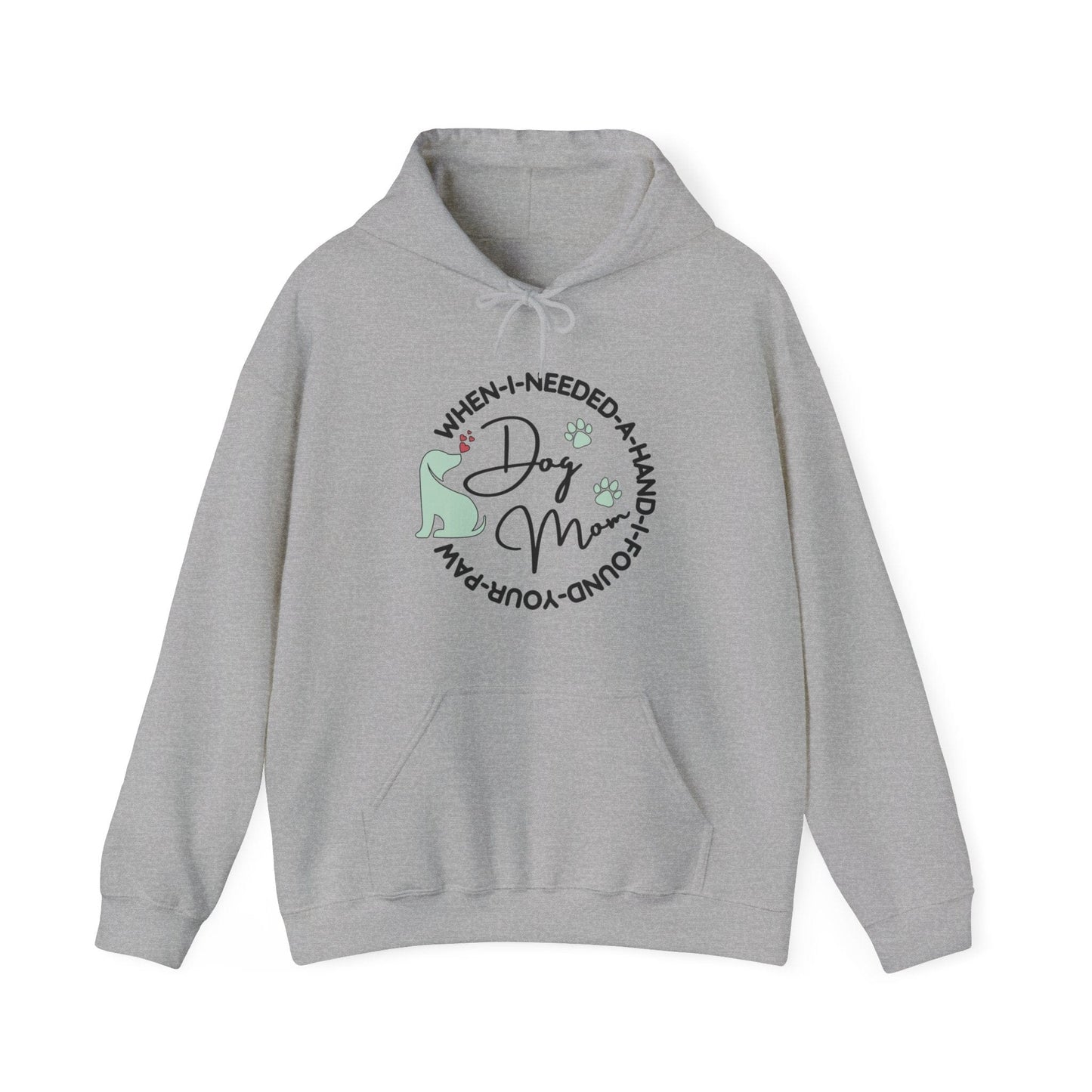 Dog Lover Quote Graphic Hoodie Hoodie Sport Grey / S