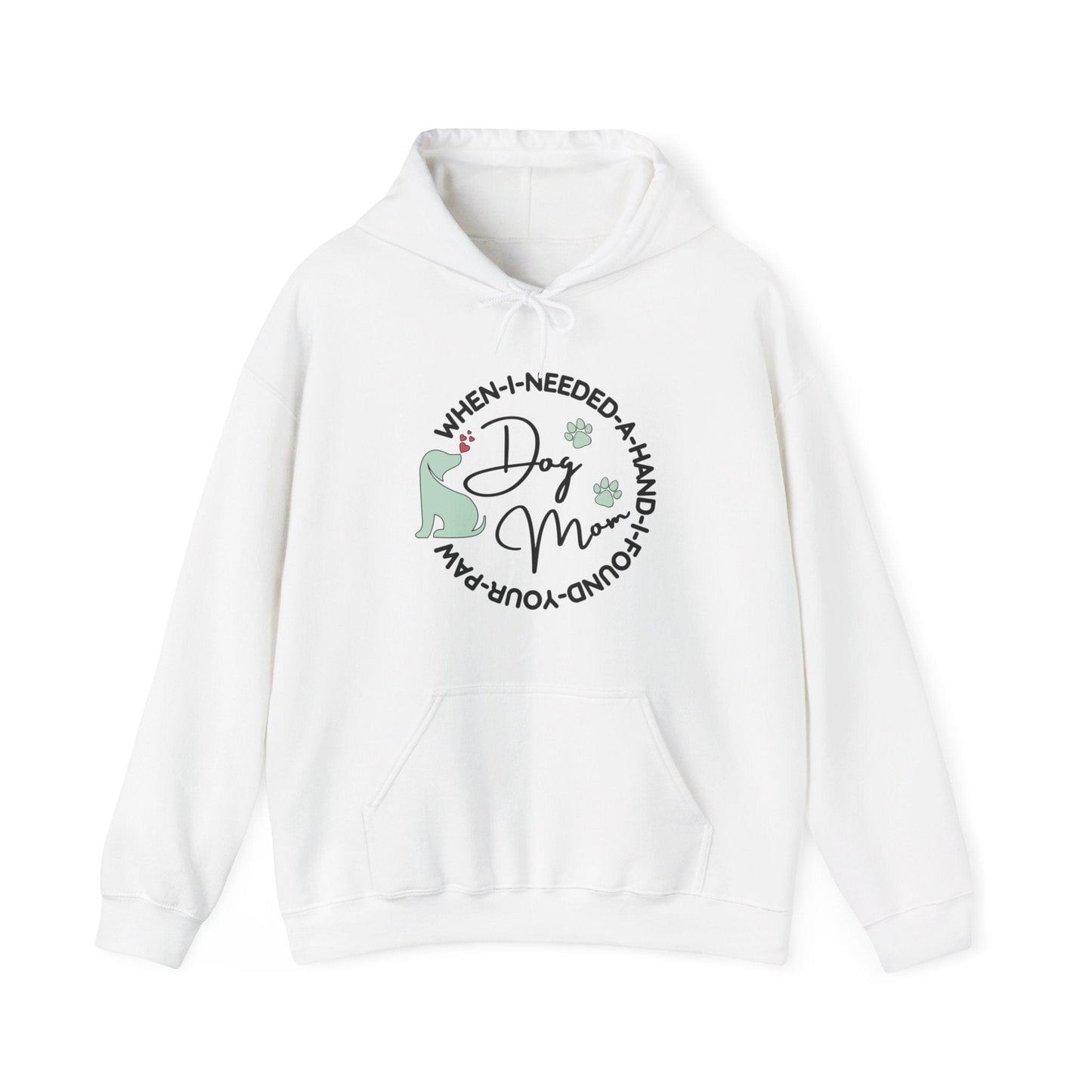 Dog Lover Quote Graphic Hoodie Hoodie White / S