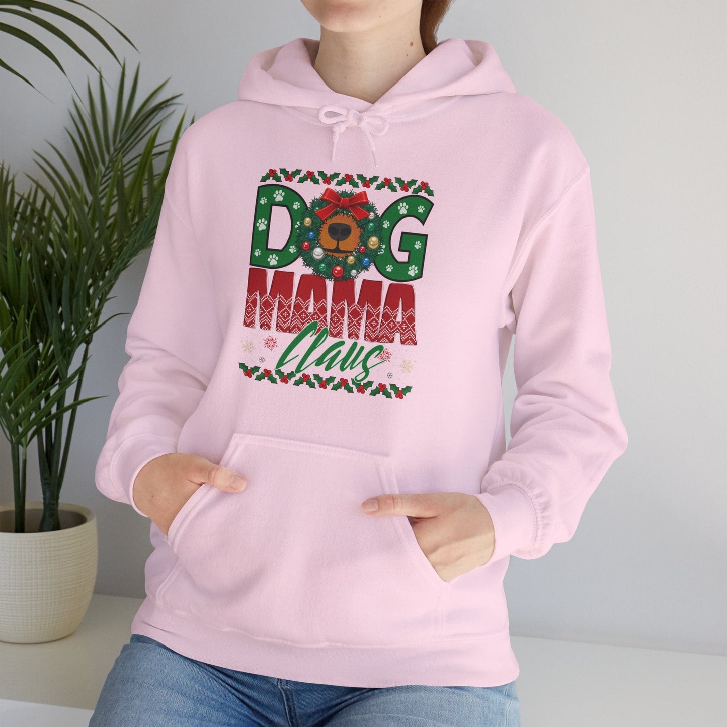 Dog Mama Claus Hoodie Hoodie