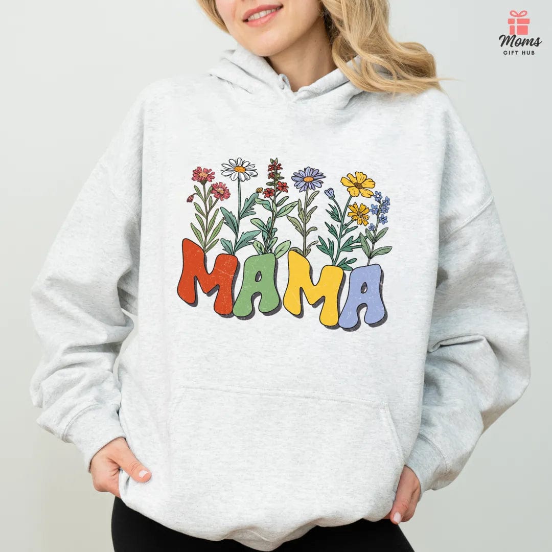 Wildflowers Mama Hooded Sweatshirt - Gildan 18500 Hoodie