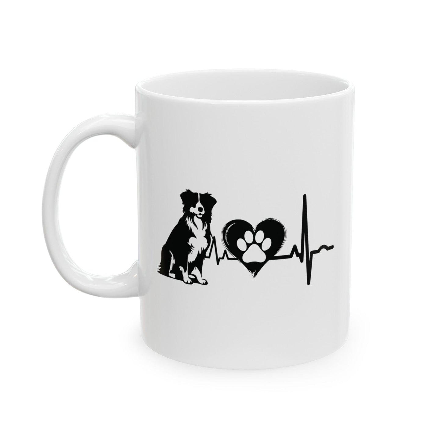Aussie Love Outline Mug Mug 11oz