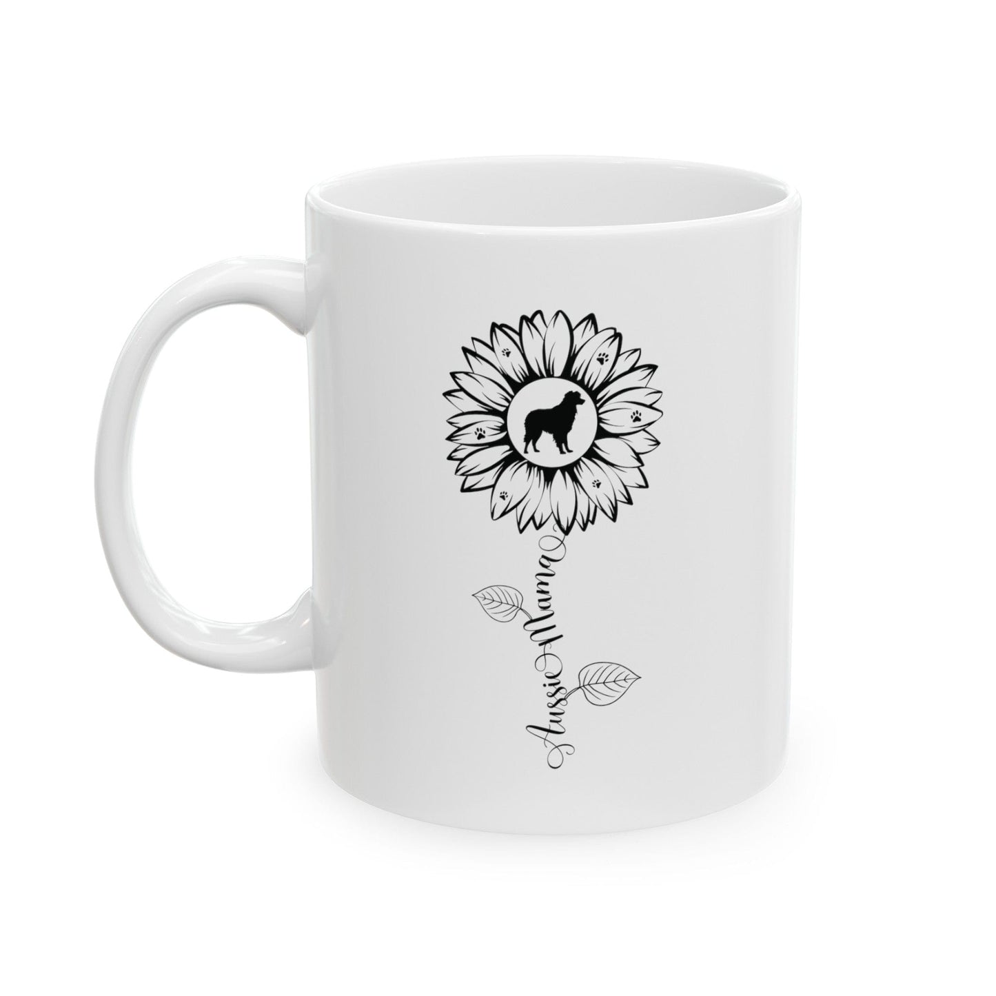 Aussie Mama Sunflower Mug Mug 11oz
