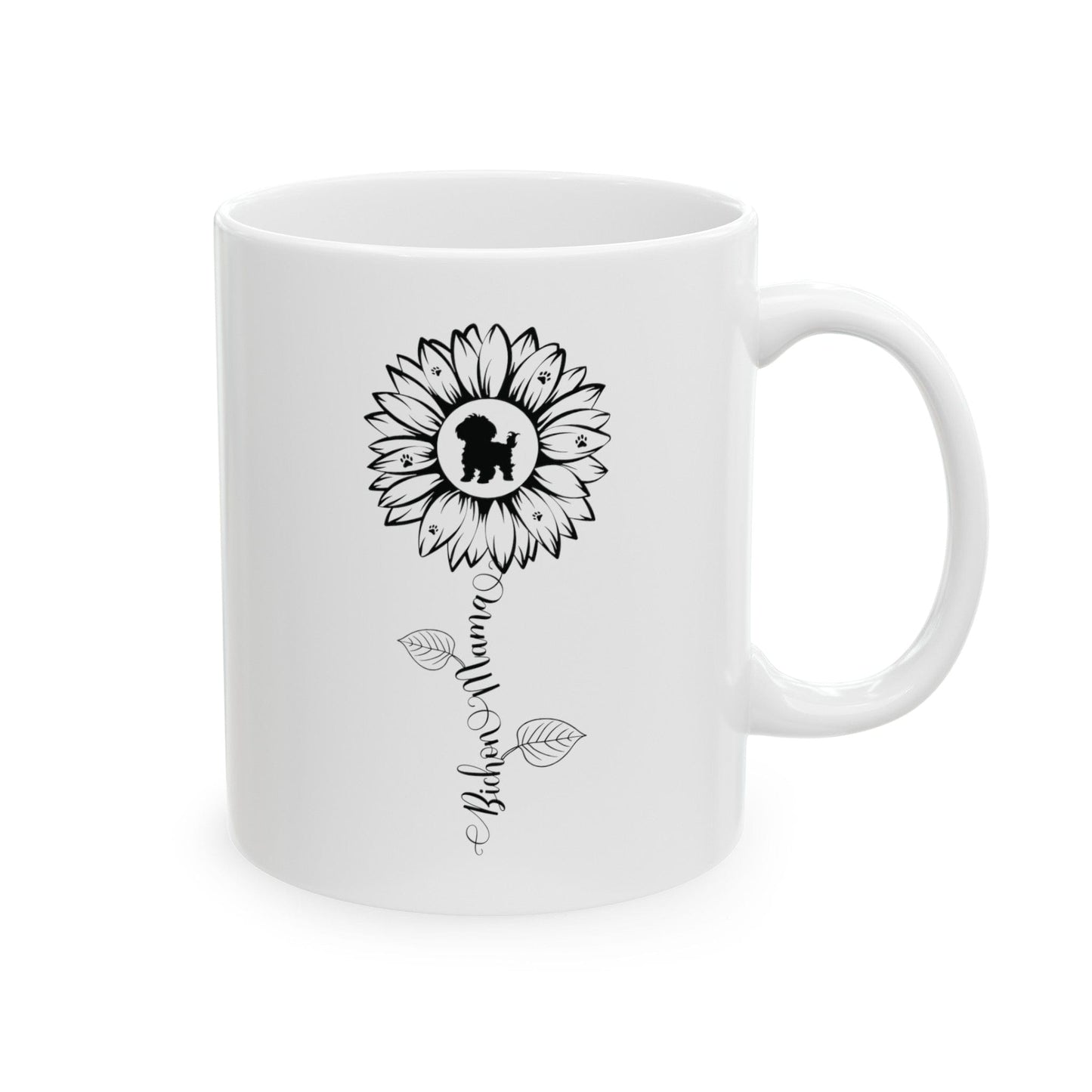 Bichon Mama Sunflower Mug Mug 11oz