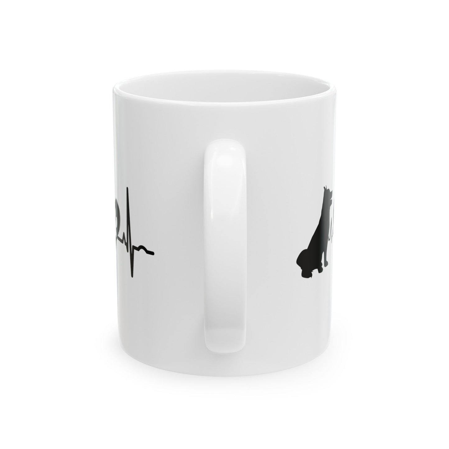 Husky Love Outline Mug Mug 11oz