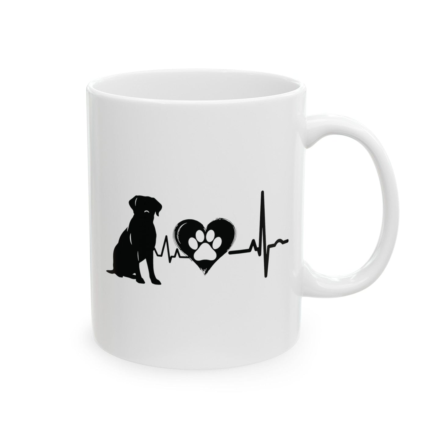 Labrador Love Outline Mug Mug 11oz