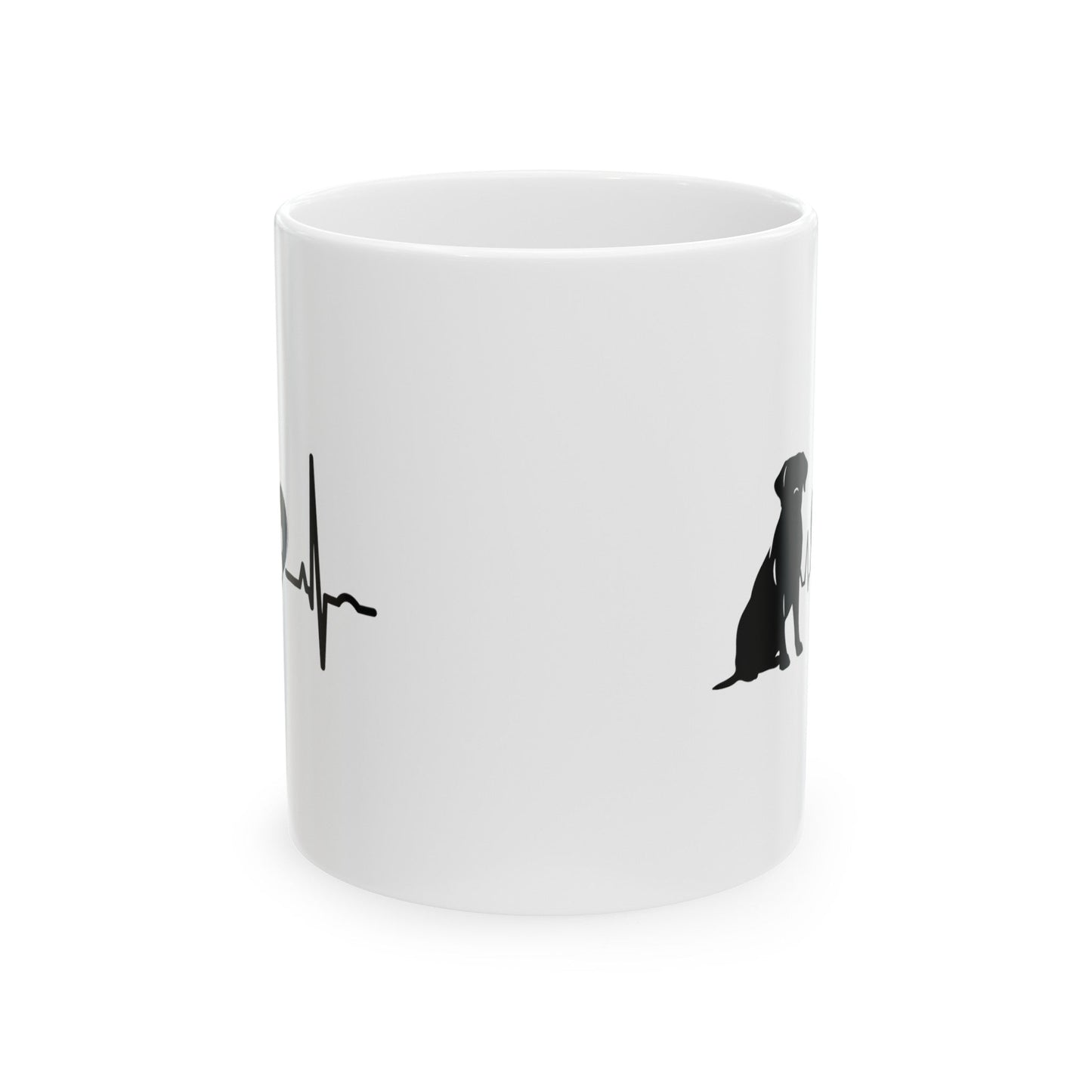 Labrador Love Outline Mug Mug 11oz