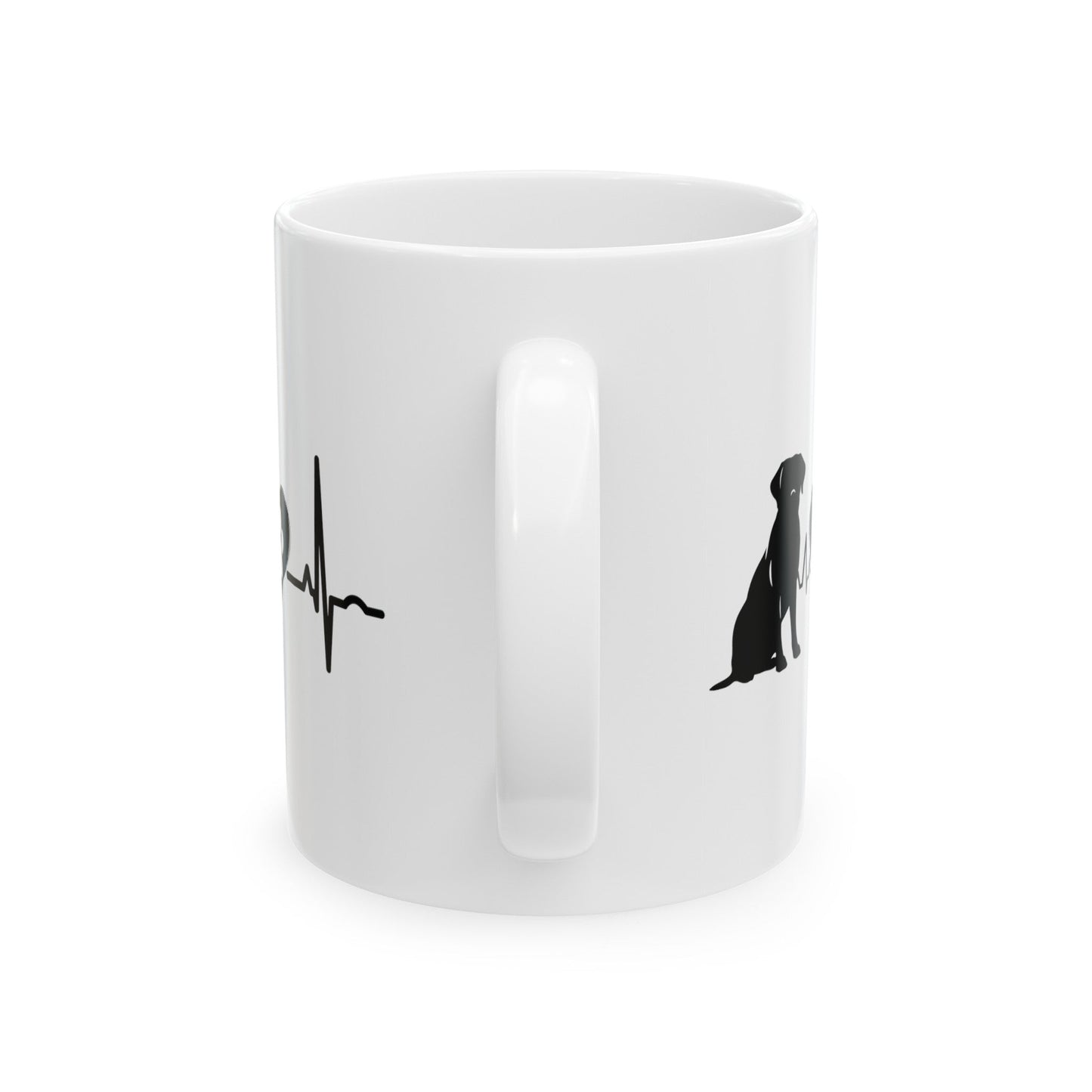 Labrador Love Outline Mug Mug 11oz