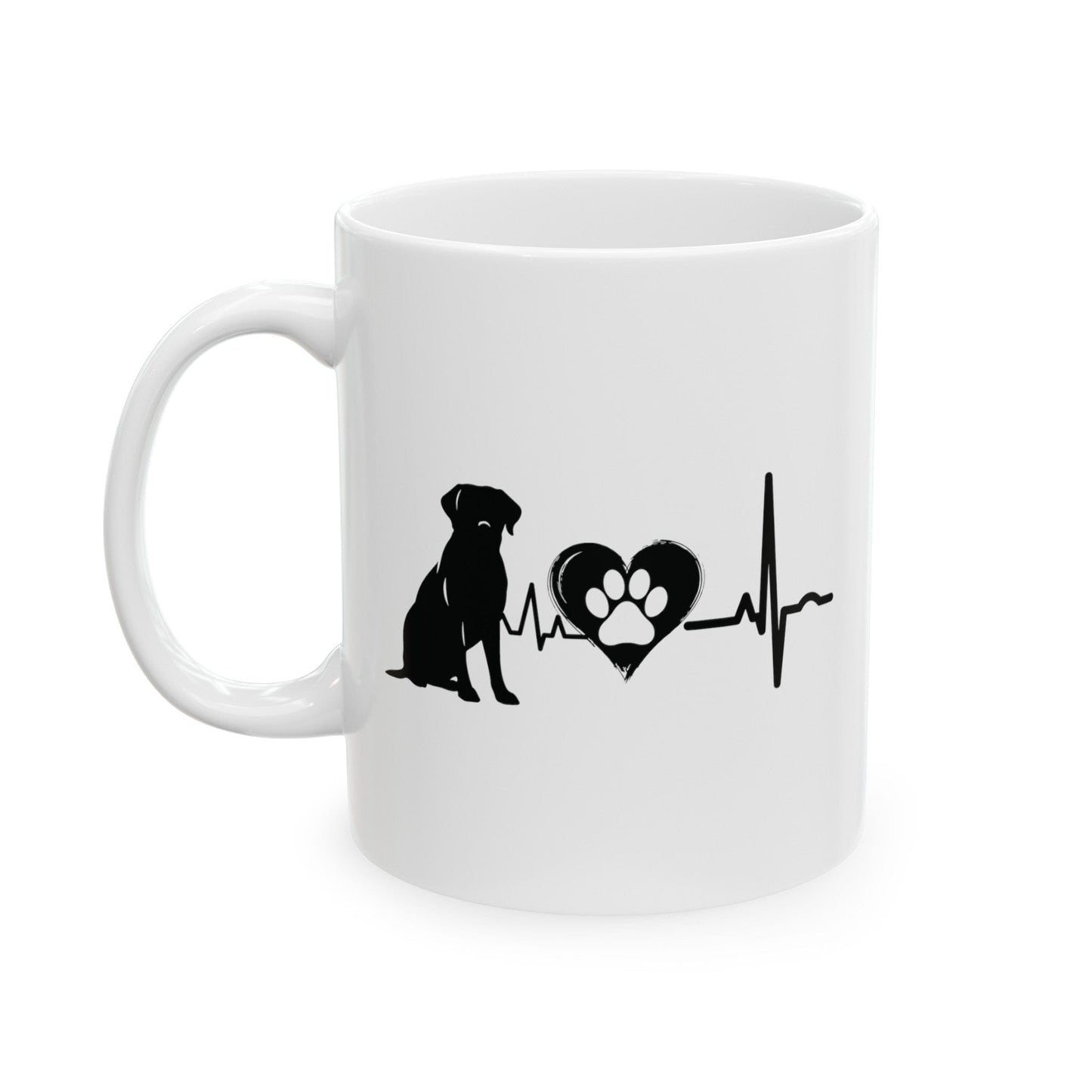 Labrador Love Outline Mug Mug 11oz
