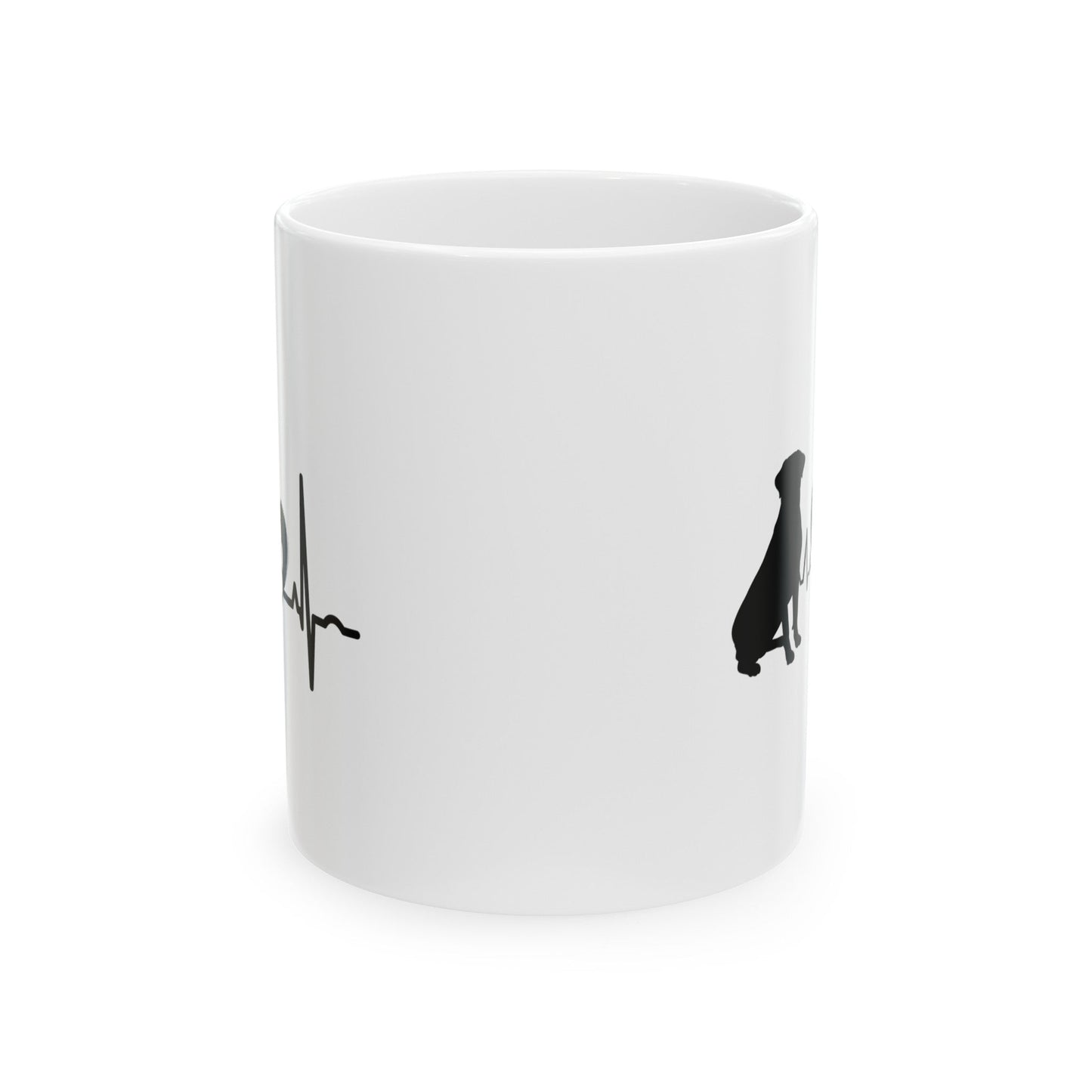 Rottweiler Love Outline Mug Mug 11oz