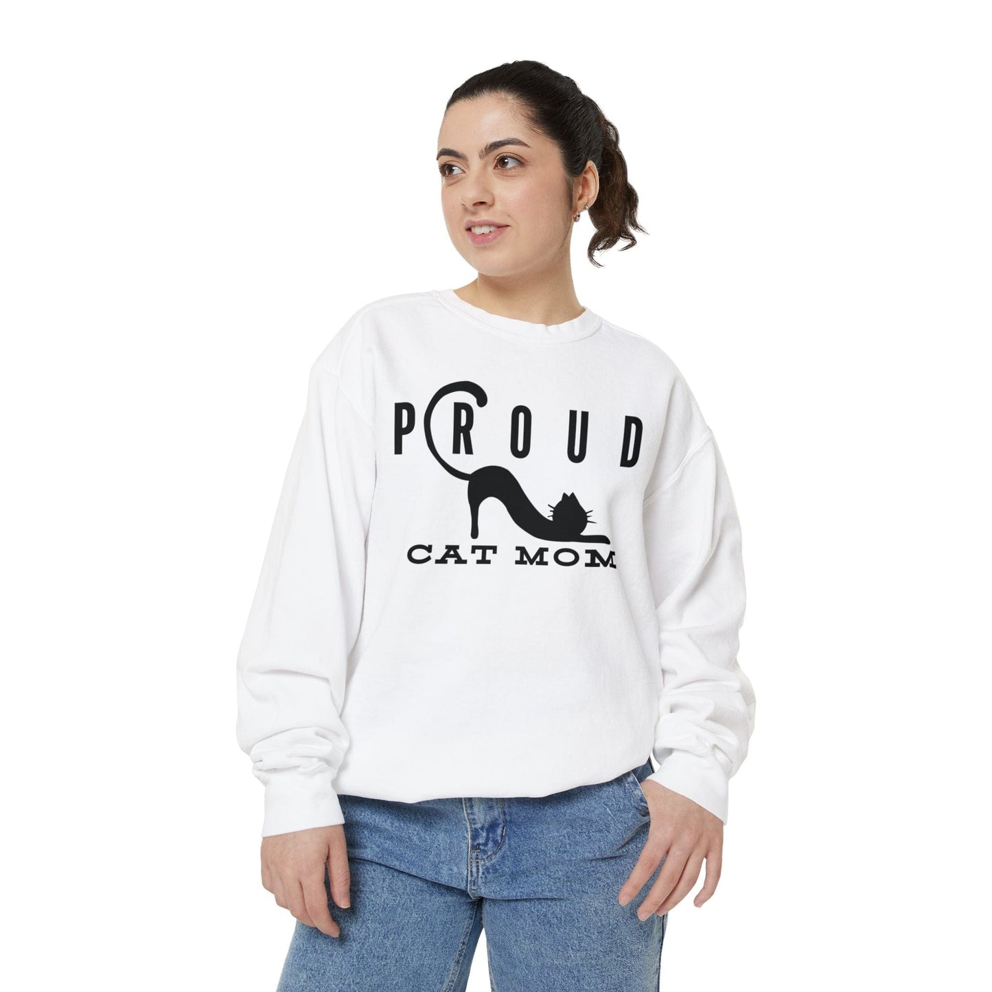 Proud Cat Mom Sweatshirt Sweatshirt