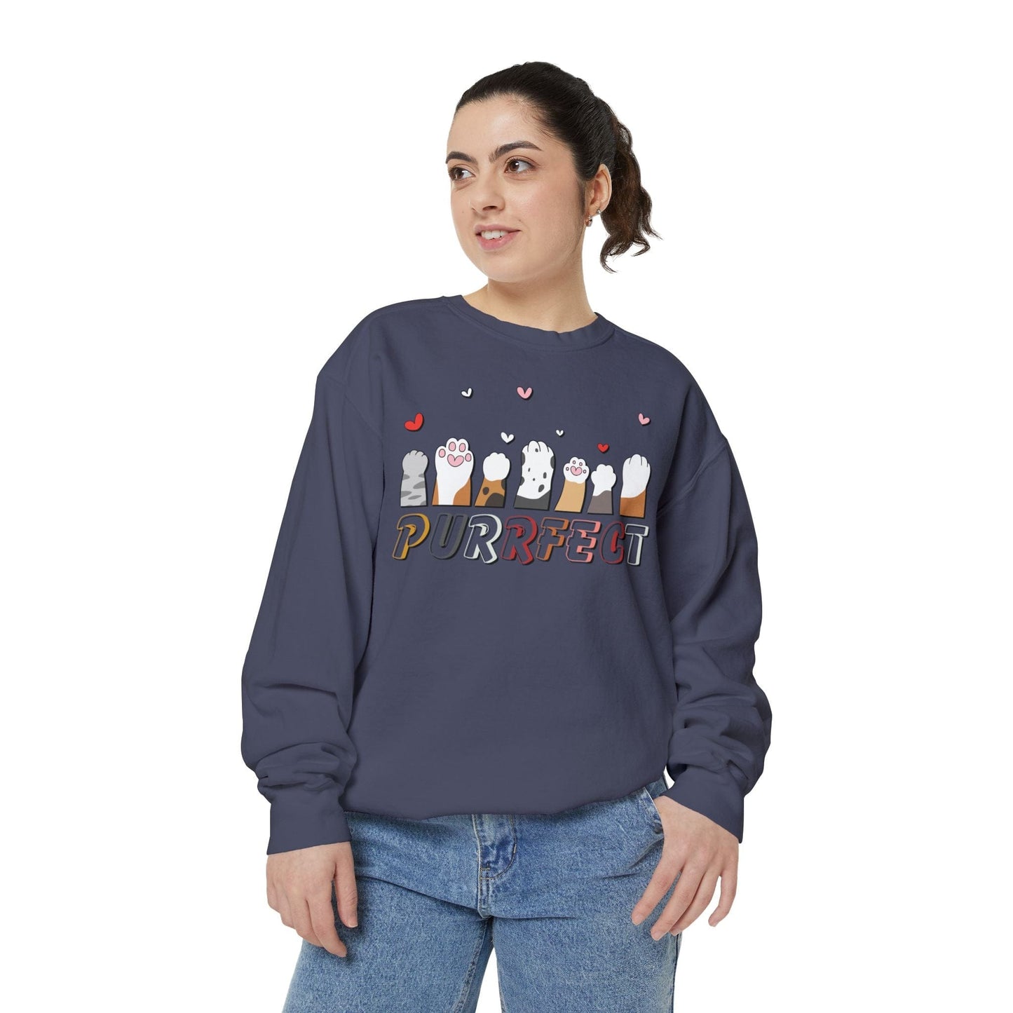 Purrfect Cat Lover Sweatshirt Sweatshirt