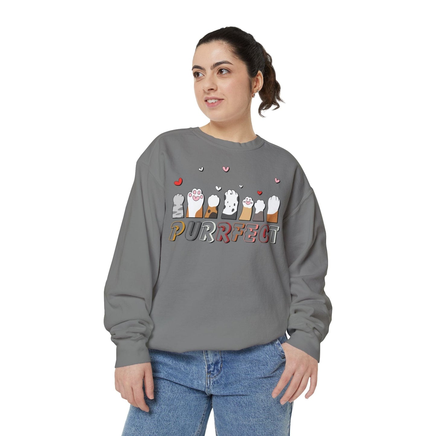Purrfect Cat Lover Sweatshirt Sweatshirt