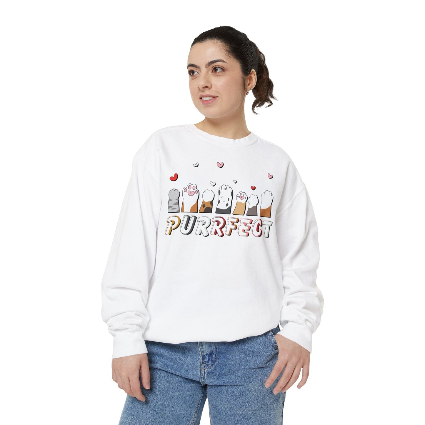 Purrfect Cat Lover Sweatshirt Sweatshirt