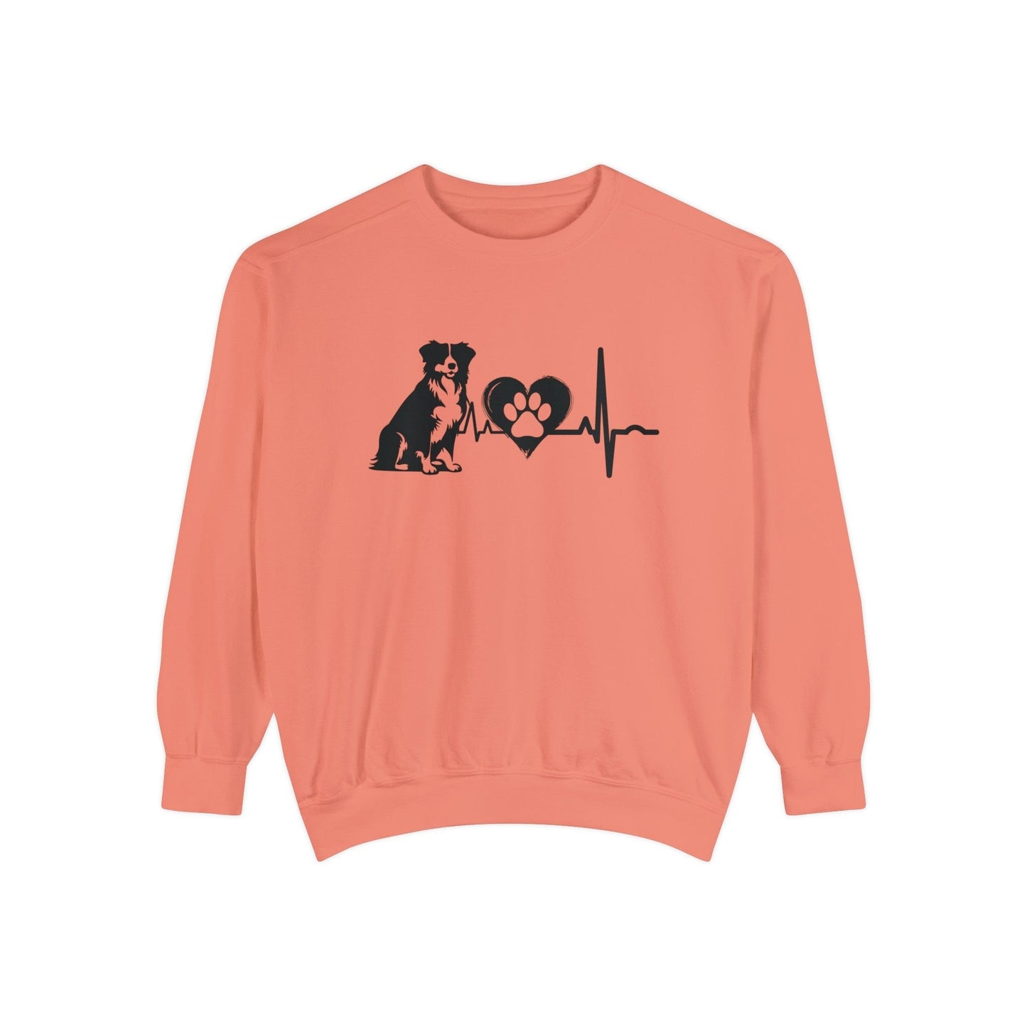 Aussie Love Outline Graphic Sweatshirt Sweatshirt Terracotta / S