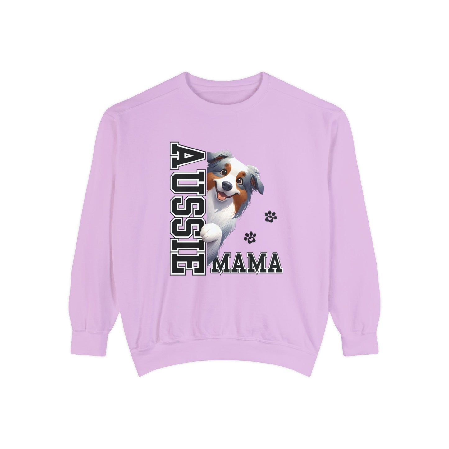 Australian Shepherd Mama - Premium Sweatshirt Sweatshirt Orchid / S