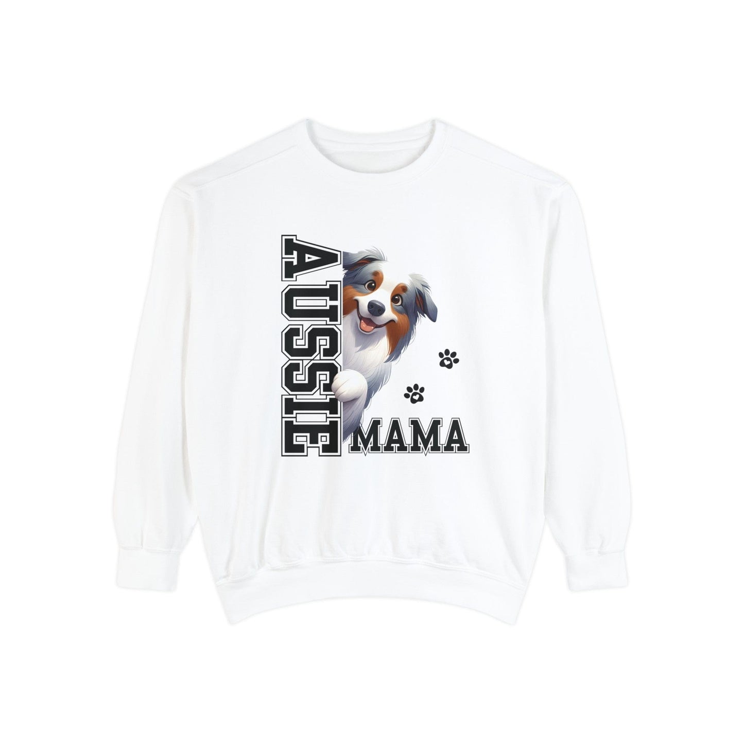Australian Shepherd Mama - Premium Sweatshirt Sweatshirt White / S
