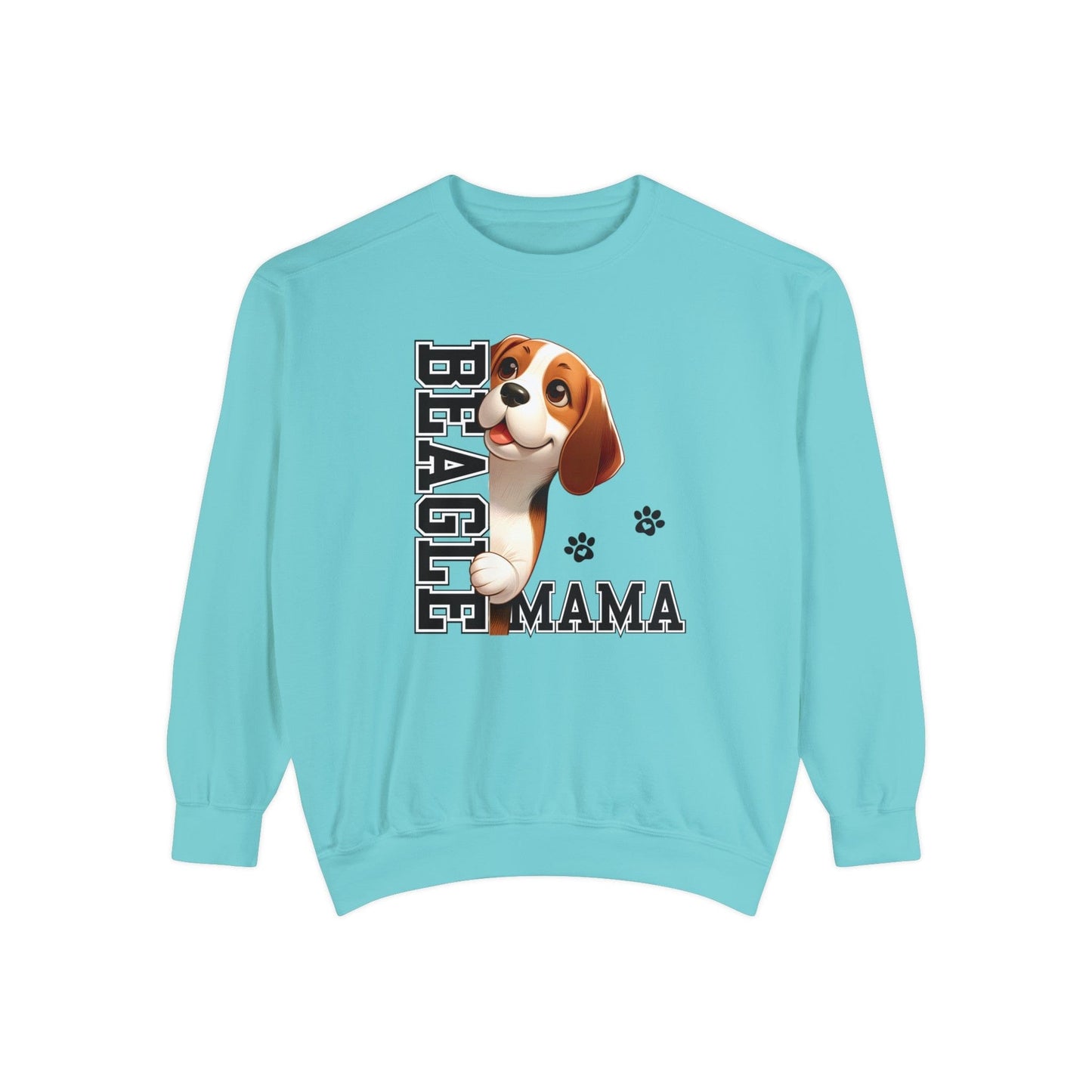 Beagle Mama - Premium Sweatshirt Sweatshirt Chalky Mint / S