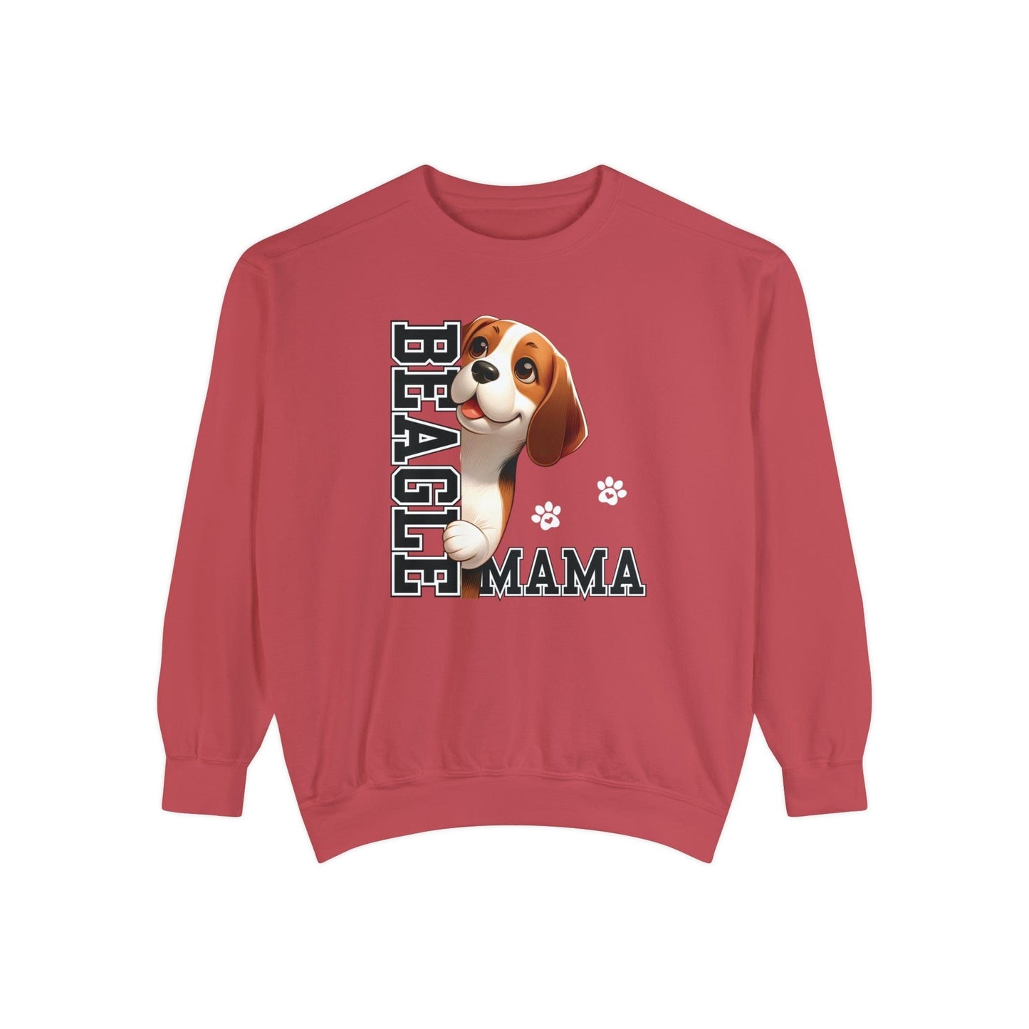 Beagle Mama - Premium Sweatshirt Sweatshirt Crimson / S