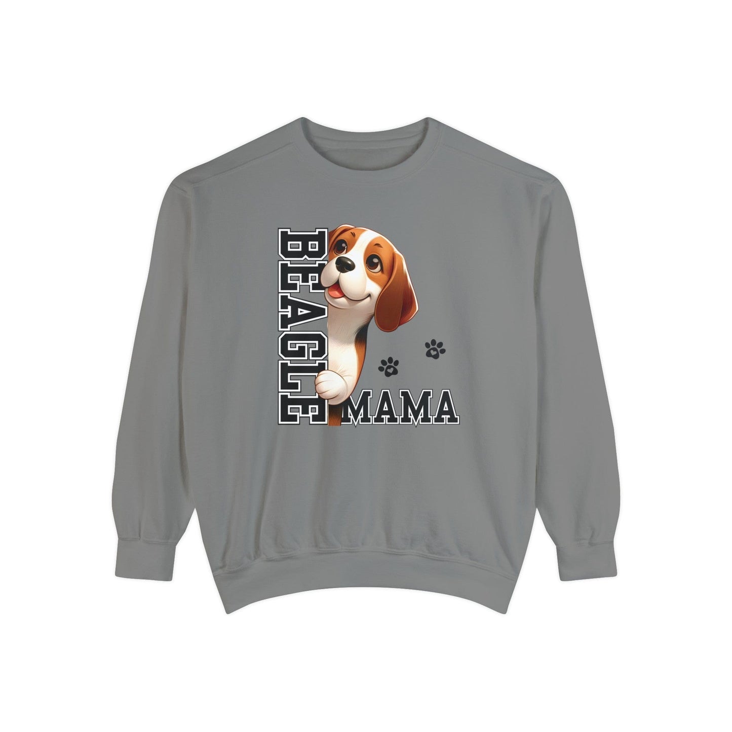 Beagle Mama - Premium Sweatshirt Sweatshirt Grey / S