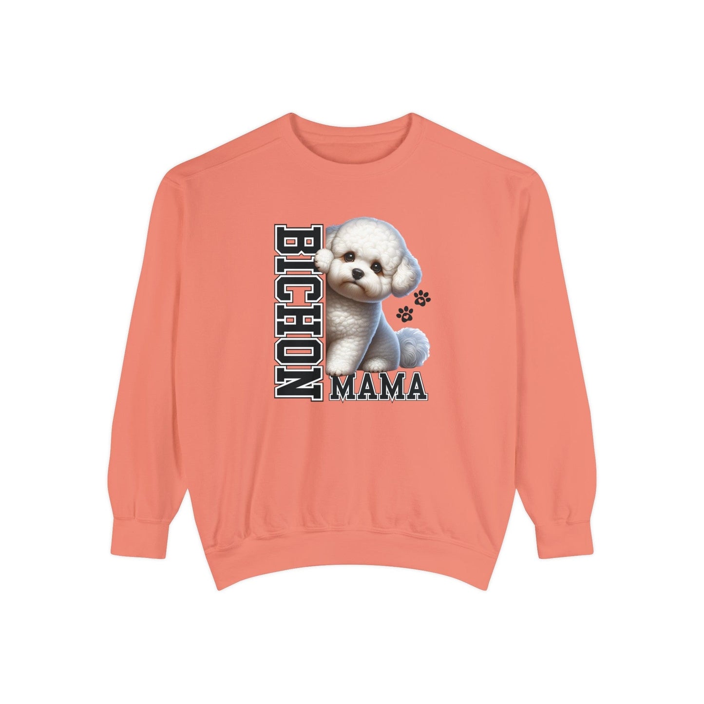Bichon Frise Mama - Premium Sweatshirt Sweatshirt Terracotta / S