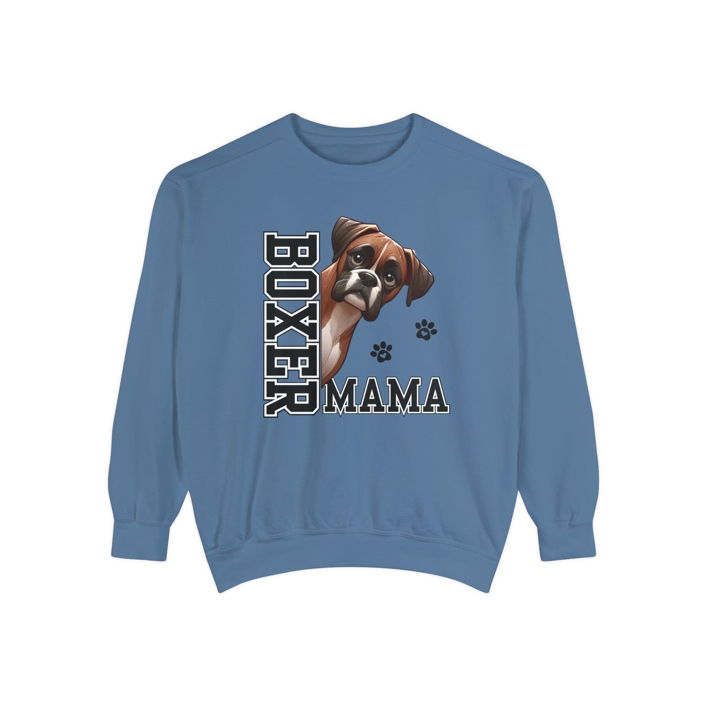 Boxer Mama - Premium Sweatshirt Sweatshirt Blue Jean / S