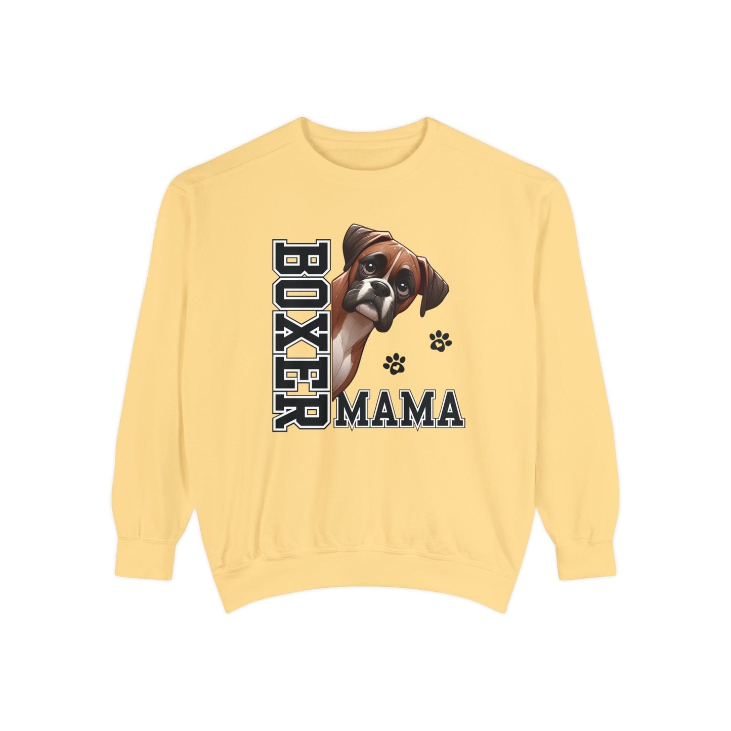 Boxer Mama - Premium Sweatshirt Sweatshirt Butter / S