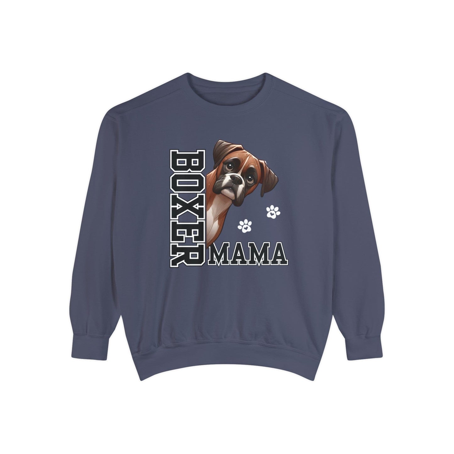 Boxer Mama - Premium Sweatshirt Sweatshirt Denim / S