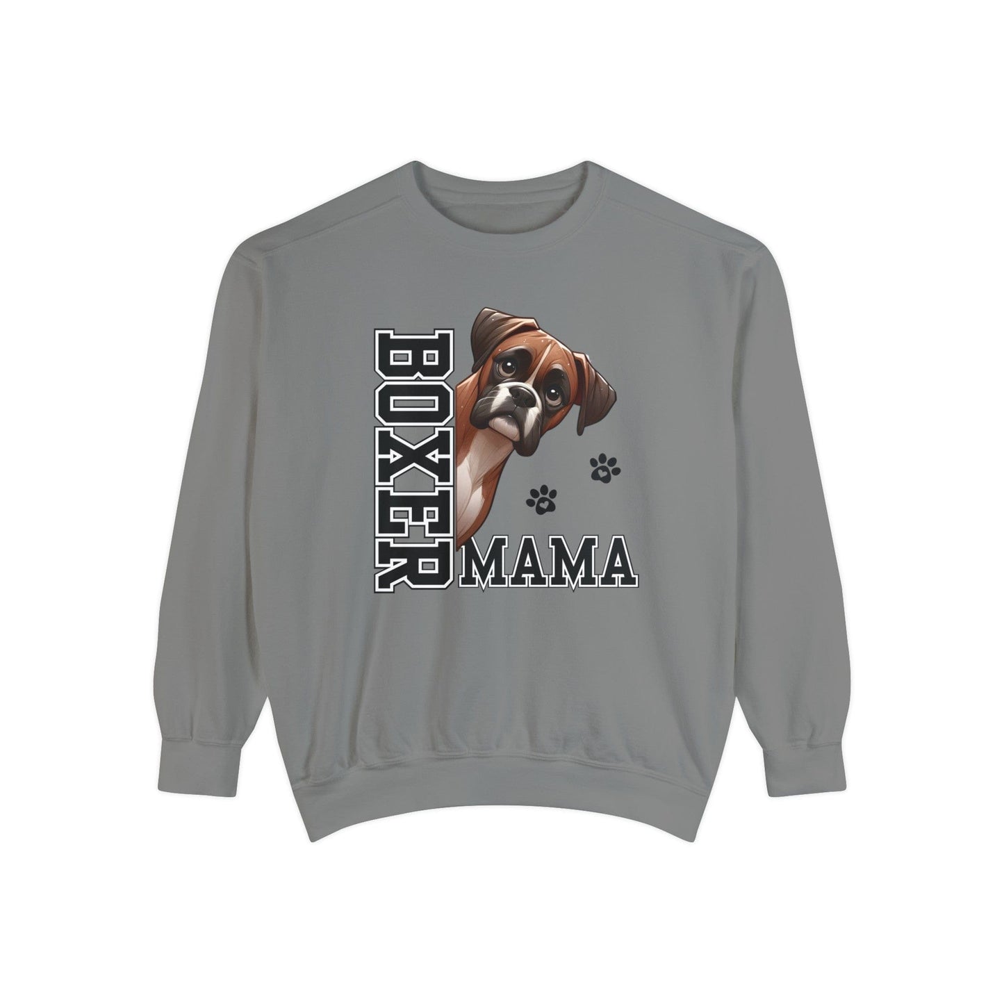 Boxer Mama - Premium Sweatshirt Sweatshirt Grey / S