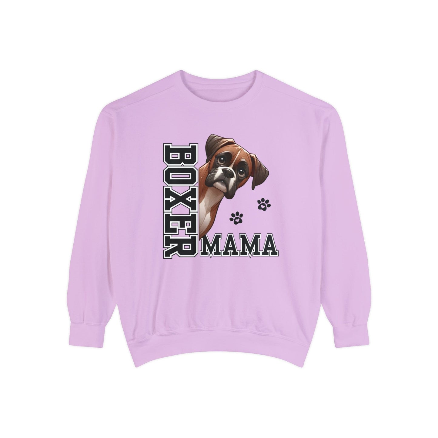 Boxer Mama - Premium Sweatshirt Sweatshirt Orchid / S