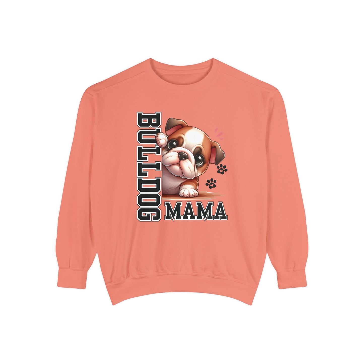 Bulldog Mama - Premium Sweatshirt Sweatshirt Terracotta / S