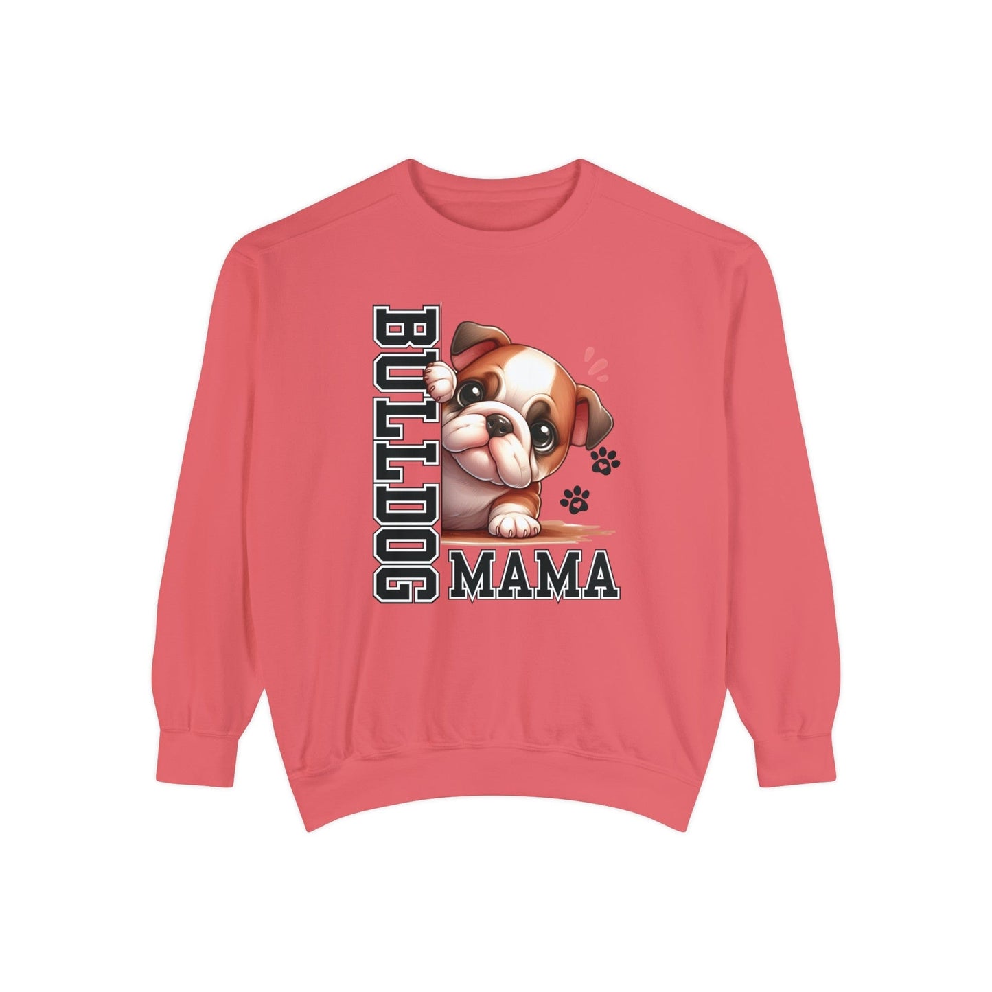 Bulldog Mama - Premium Sweatshirt Sweatshirt Watermelon / S