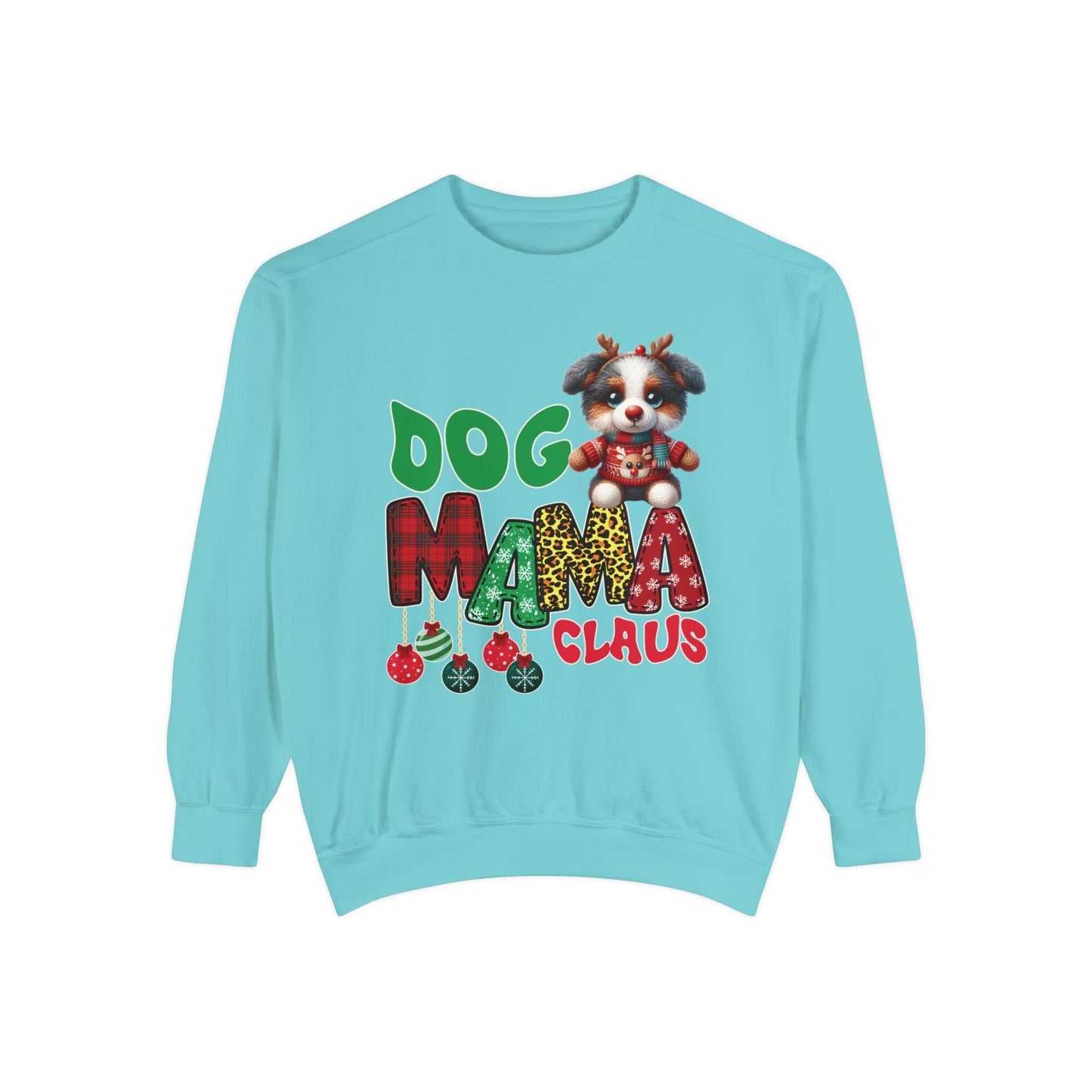Aussie Mama Claus Sweatshirt Sweatshirt Chalky Mint / S