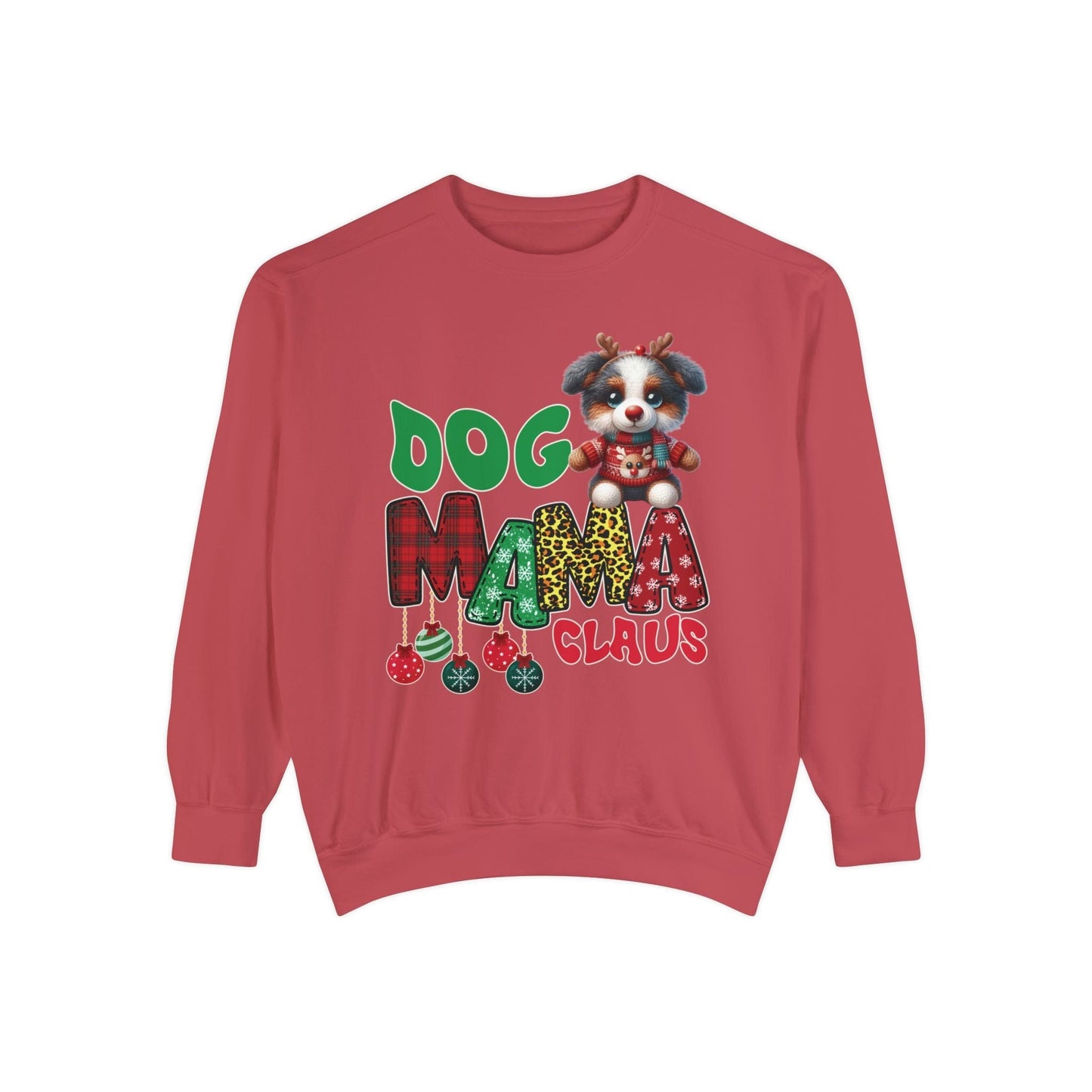 Aussie Mama Claus Sweatshirt Sweatshirt Crimson / S