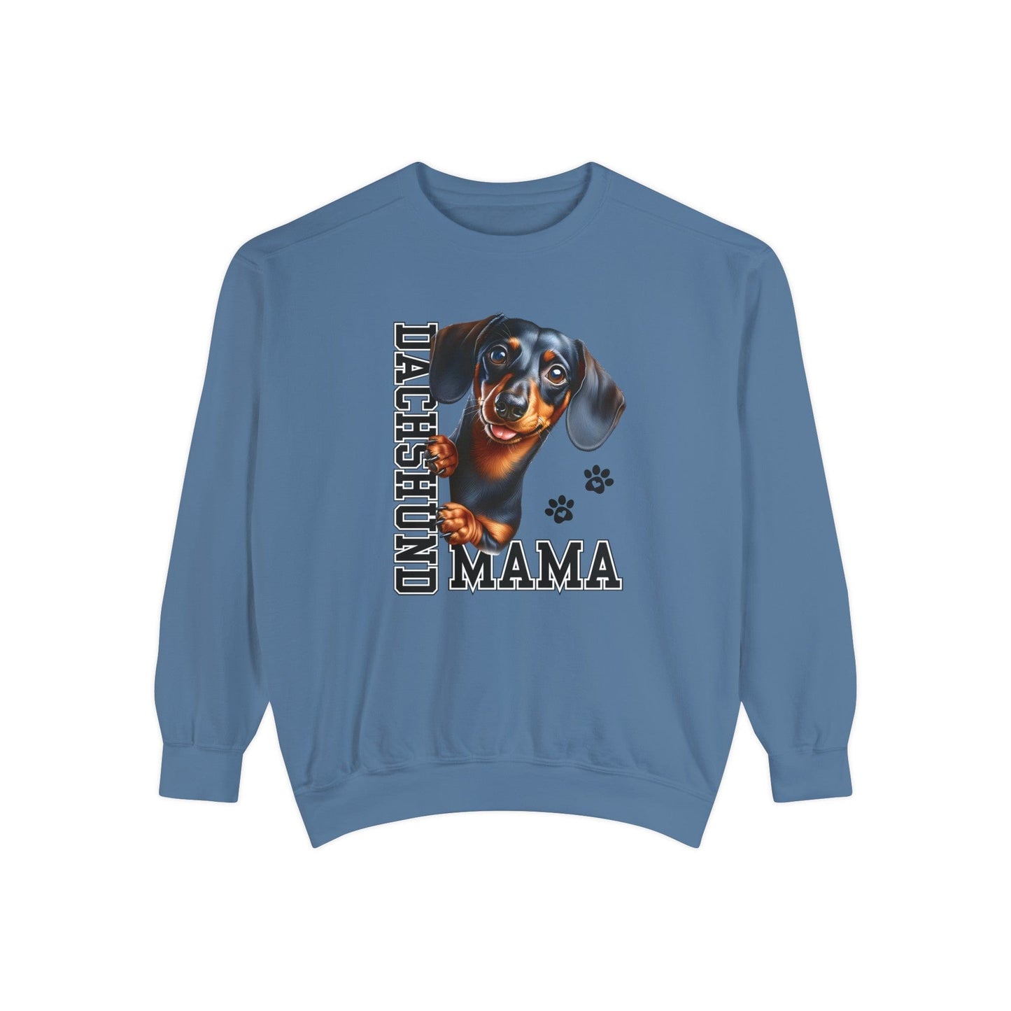 Dachshund Mama - Premium Sweatshirt Sweatshirt Blue Jean / S