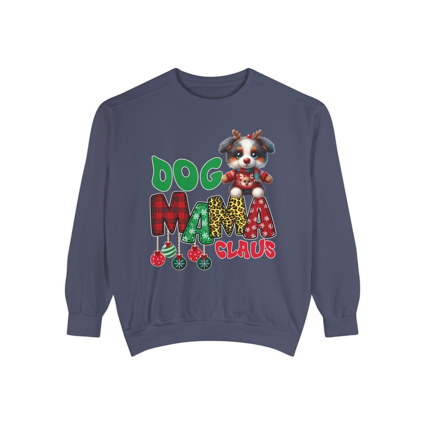 Aussie Mama Claus Sweatshirt Sweatshirt Denim / S