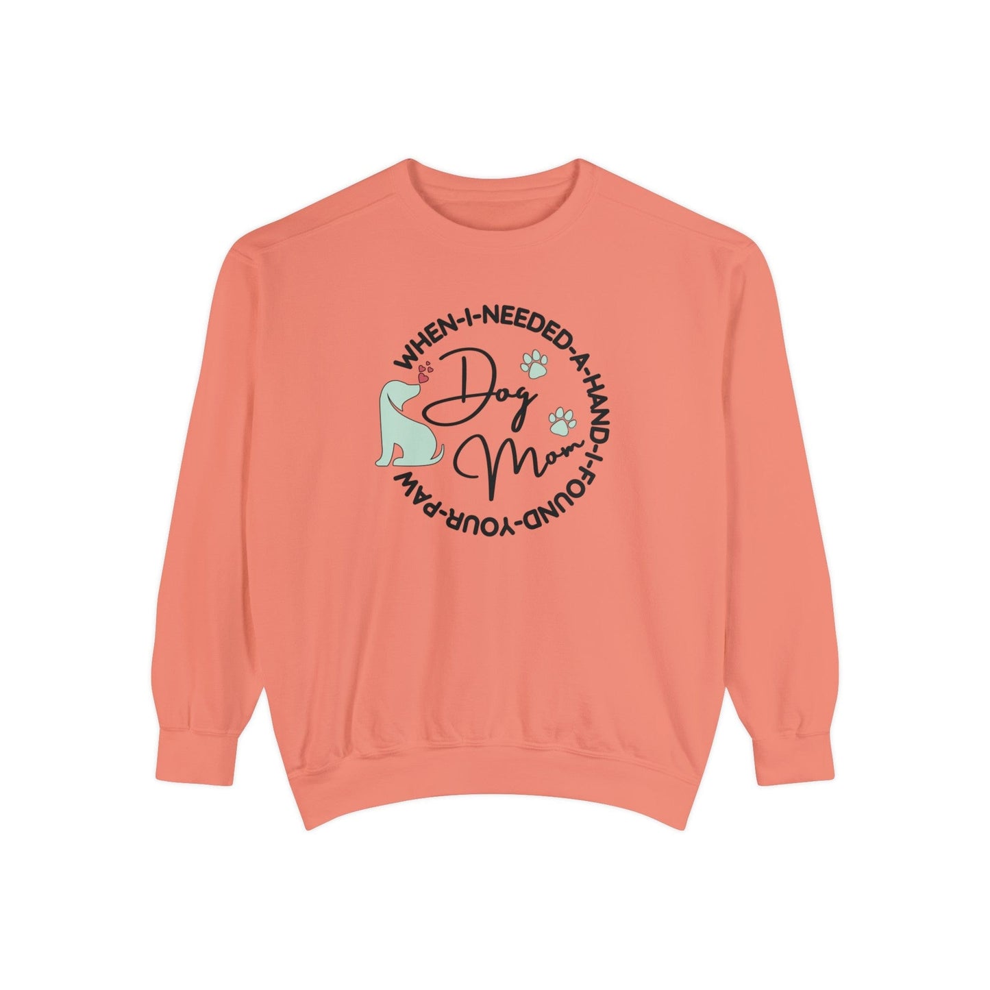 Dog Lover Quote Graphic Sweatshirt Sweatshirt Terracotta / S
