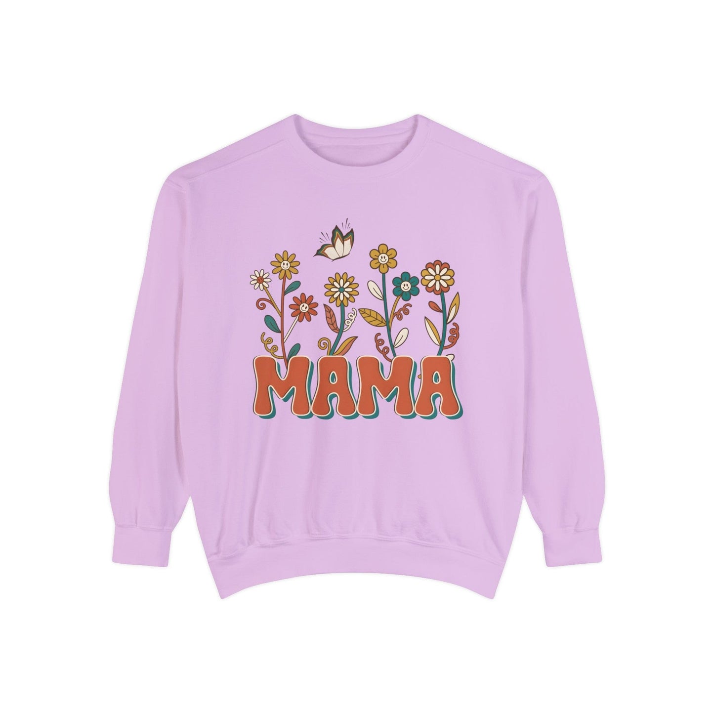 Floral Mama - Premium Sweatshirt Sweatshirt Orchid / S