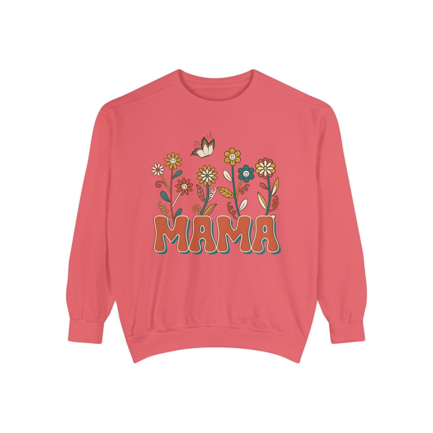 Floral Mama - Premium Sweatshirt Sweatshirt Watermelon / S