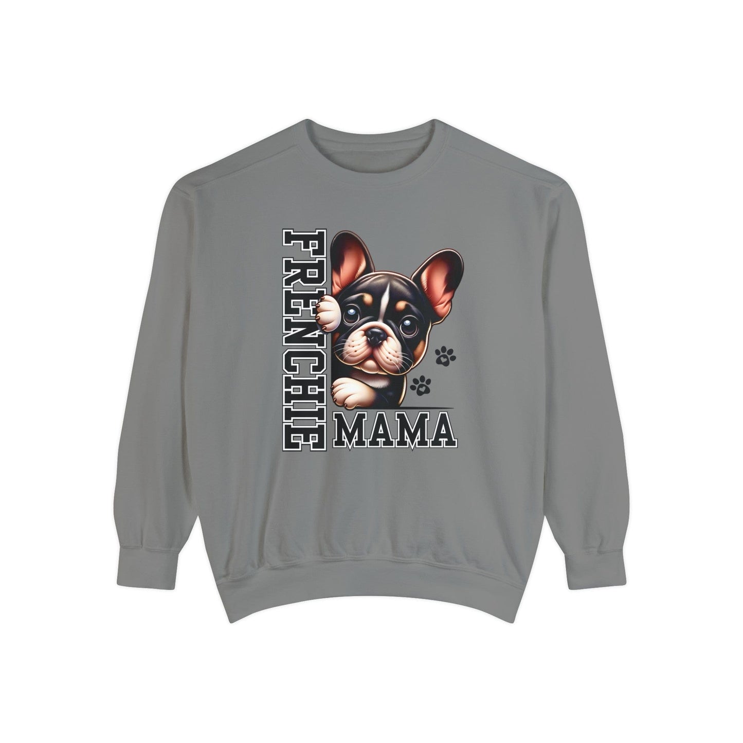 French Bulldog Mama - Premium Sweatshirt Sweatshirt Grey / S
