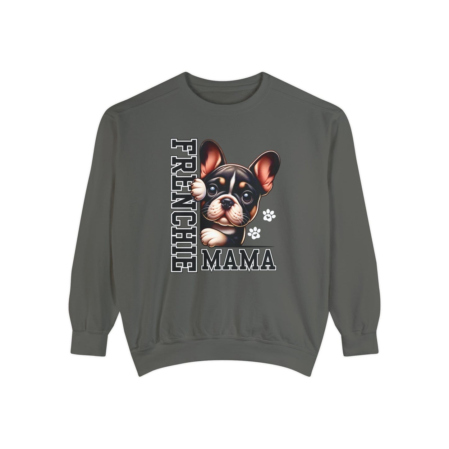 French Bulldog Mama - Premium Sweatshirt Sweatshirt Pepper / S