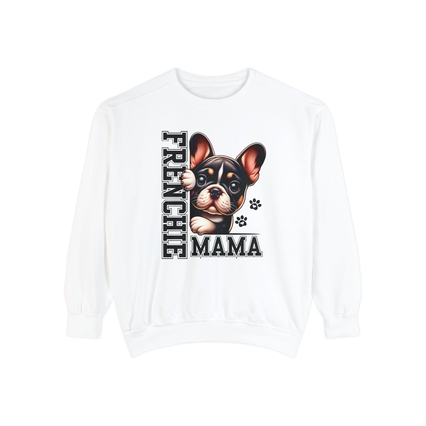 French Bulldog Mama - Premium Sweatshirt Sweatshirt White / S